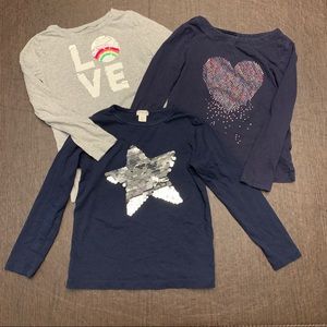 J. Crew & Gap Sequin Shirt Bundle